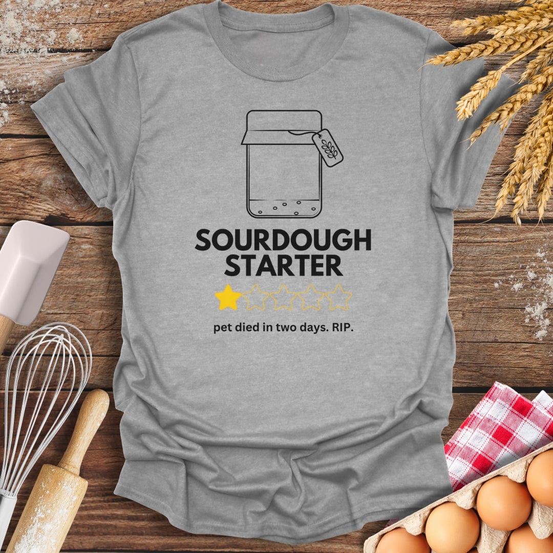 Sourdough: 5 Star Review T-Shirt Sport Grey / S Baking Threads