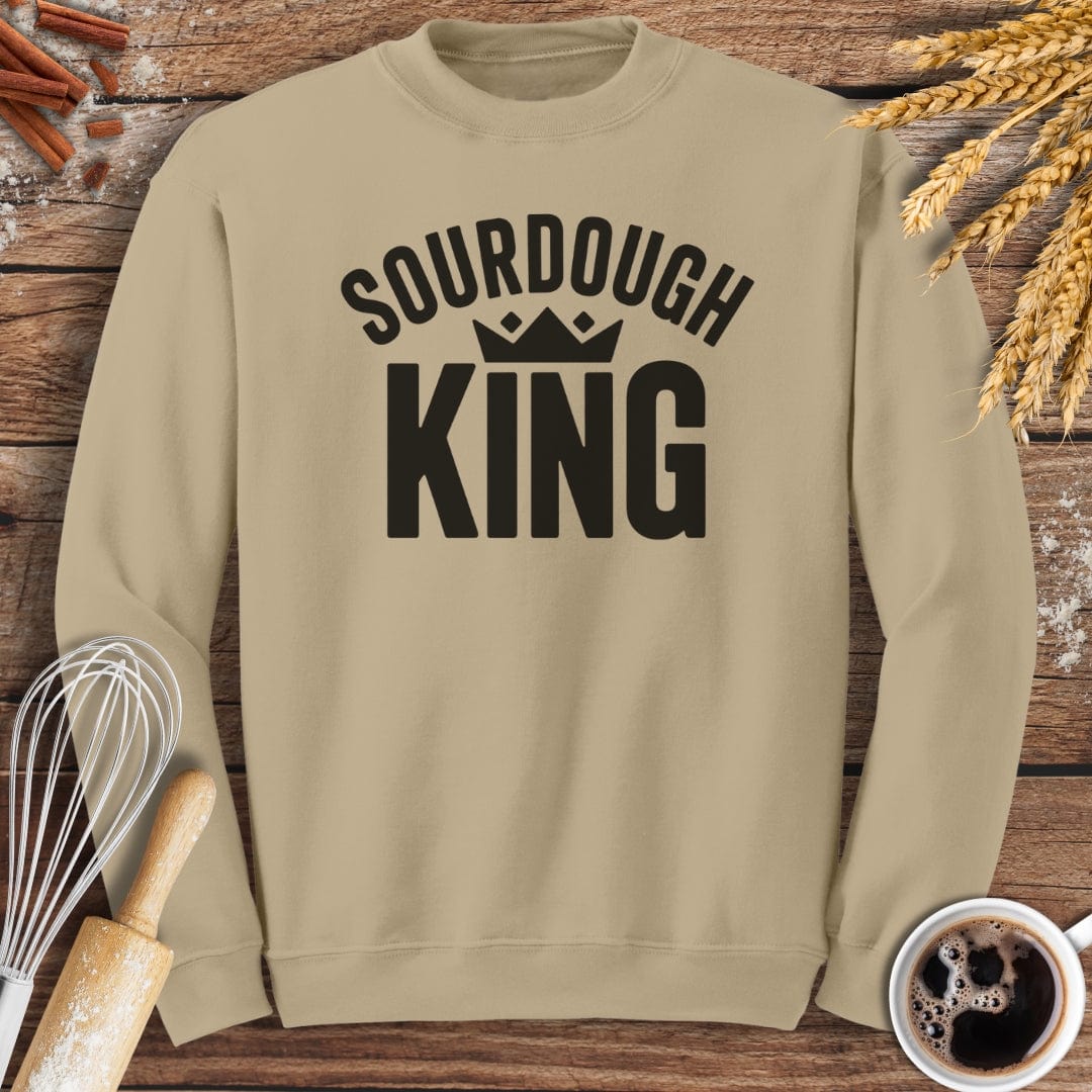 Sourdough King Sweatshirt Baking Threads