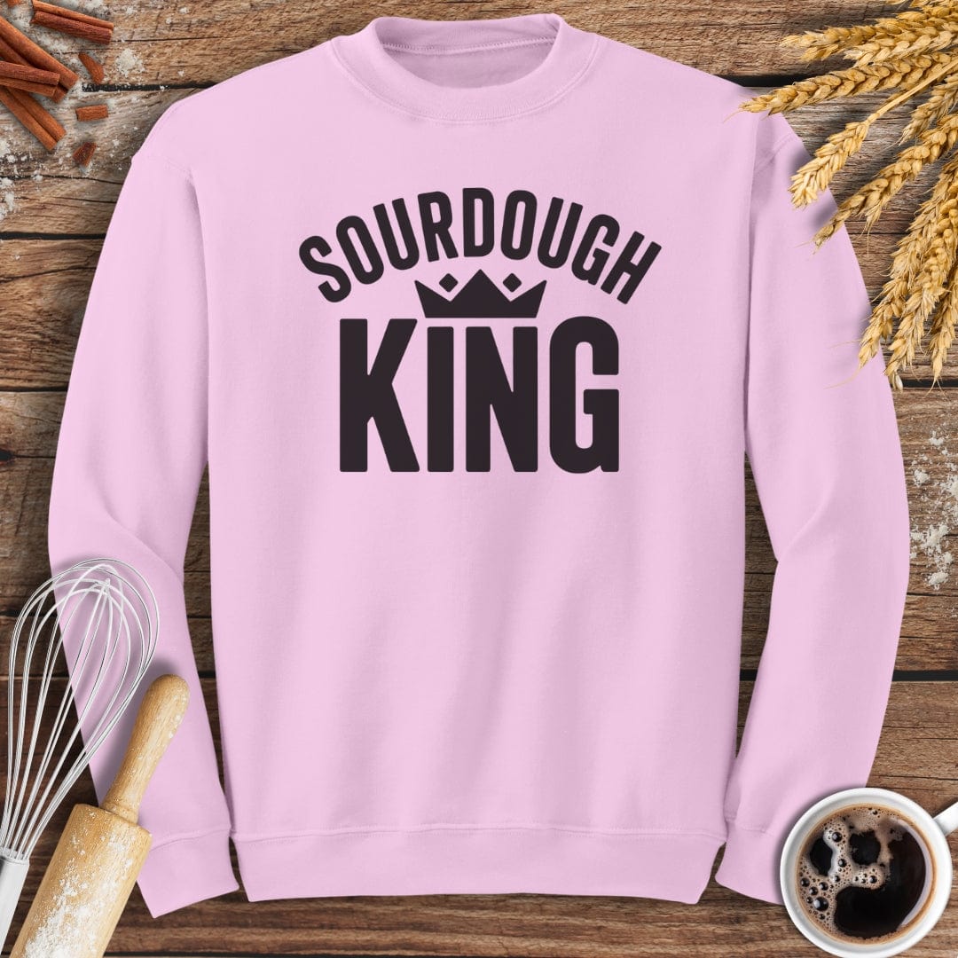 Sourdough King Sweatshirt Baking Threads