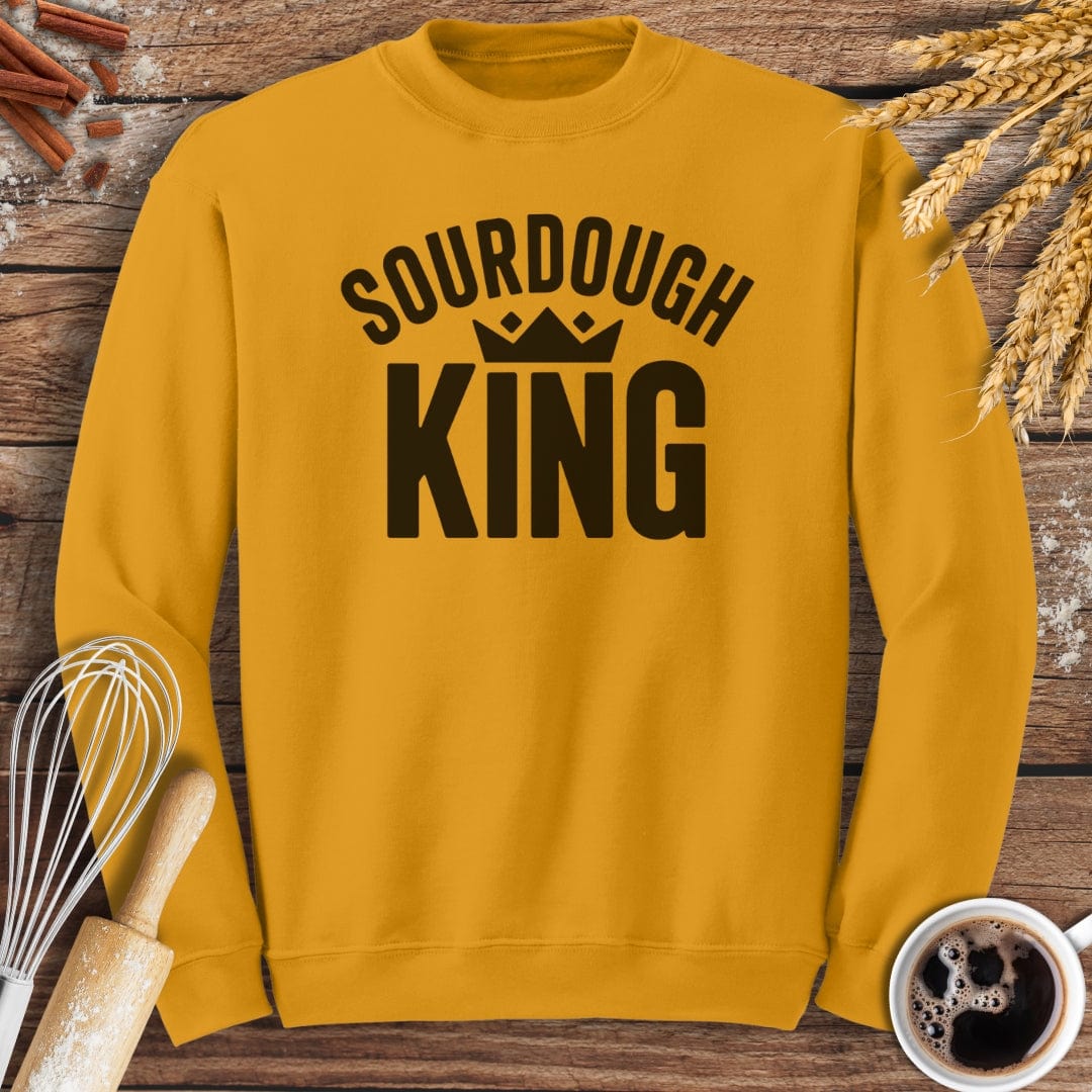 Sourdough King Sweatshirt Baking Threads
