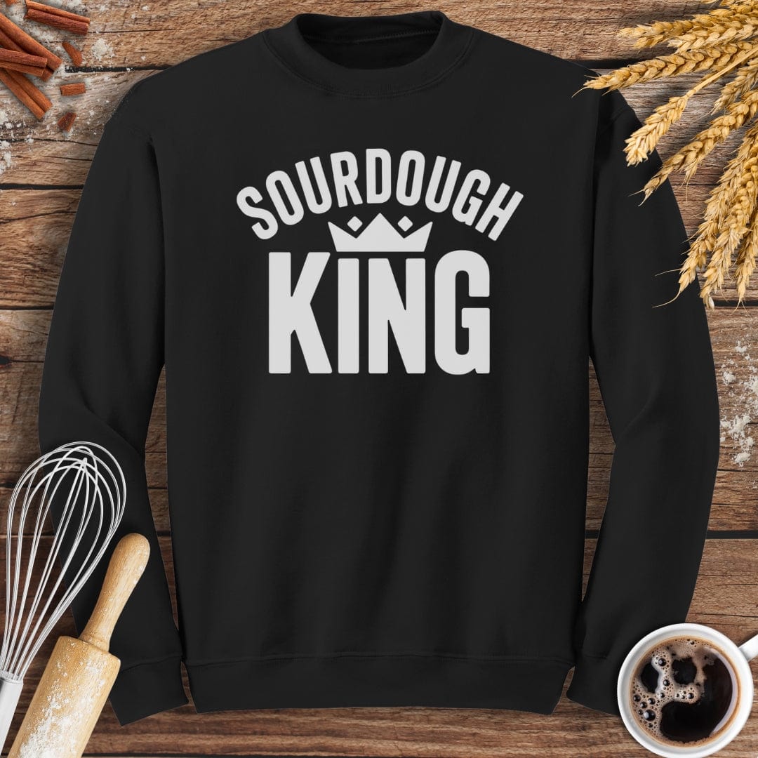 Sourdough King Sweatshirt Baking Threads