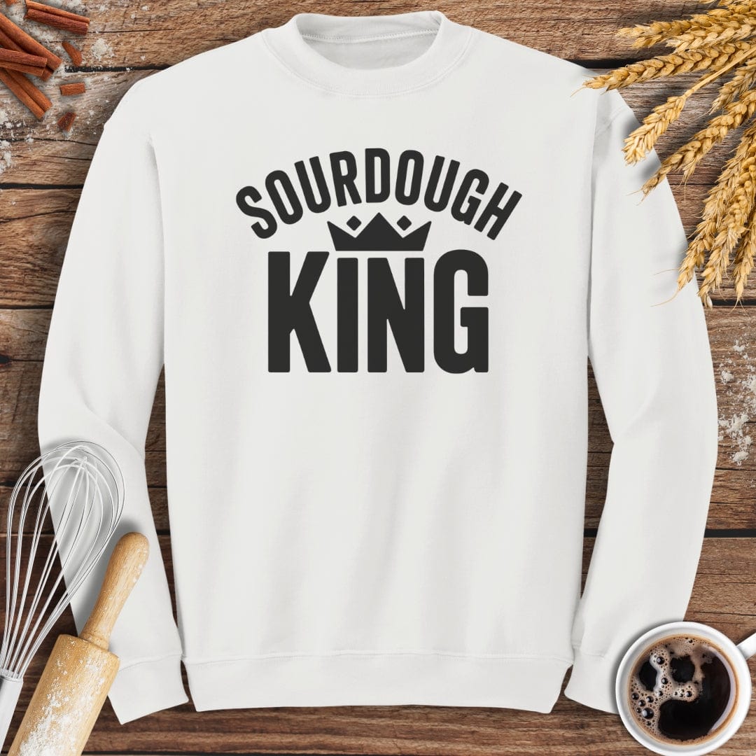 Sourdough King Sweatshirt Baking Threads