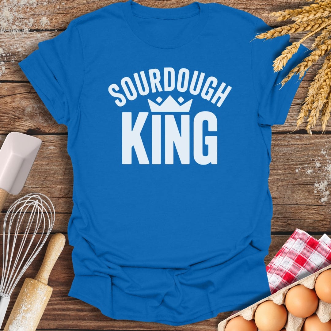 Sourdough King T-Shirt Royal / S Baking Threads