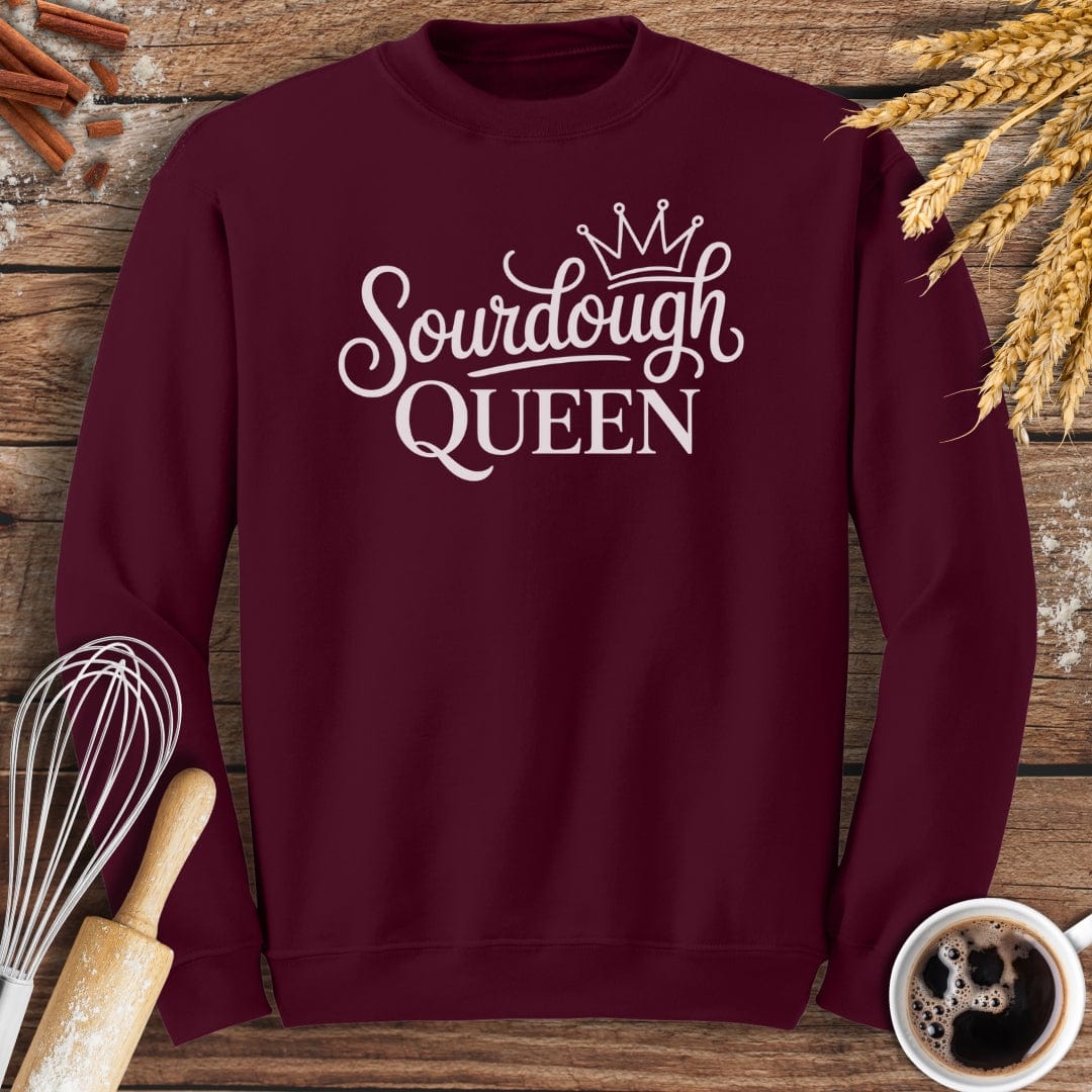 Sourdough Queen Sweatshirt Baking Threads