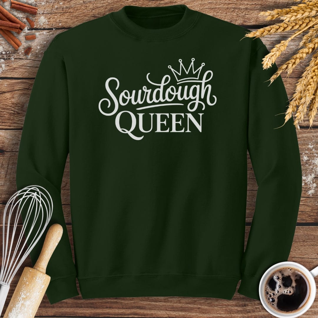 Sourdough Queen Sweatshirt Baking Threads