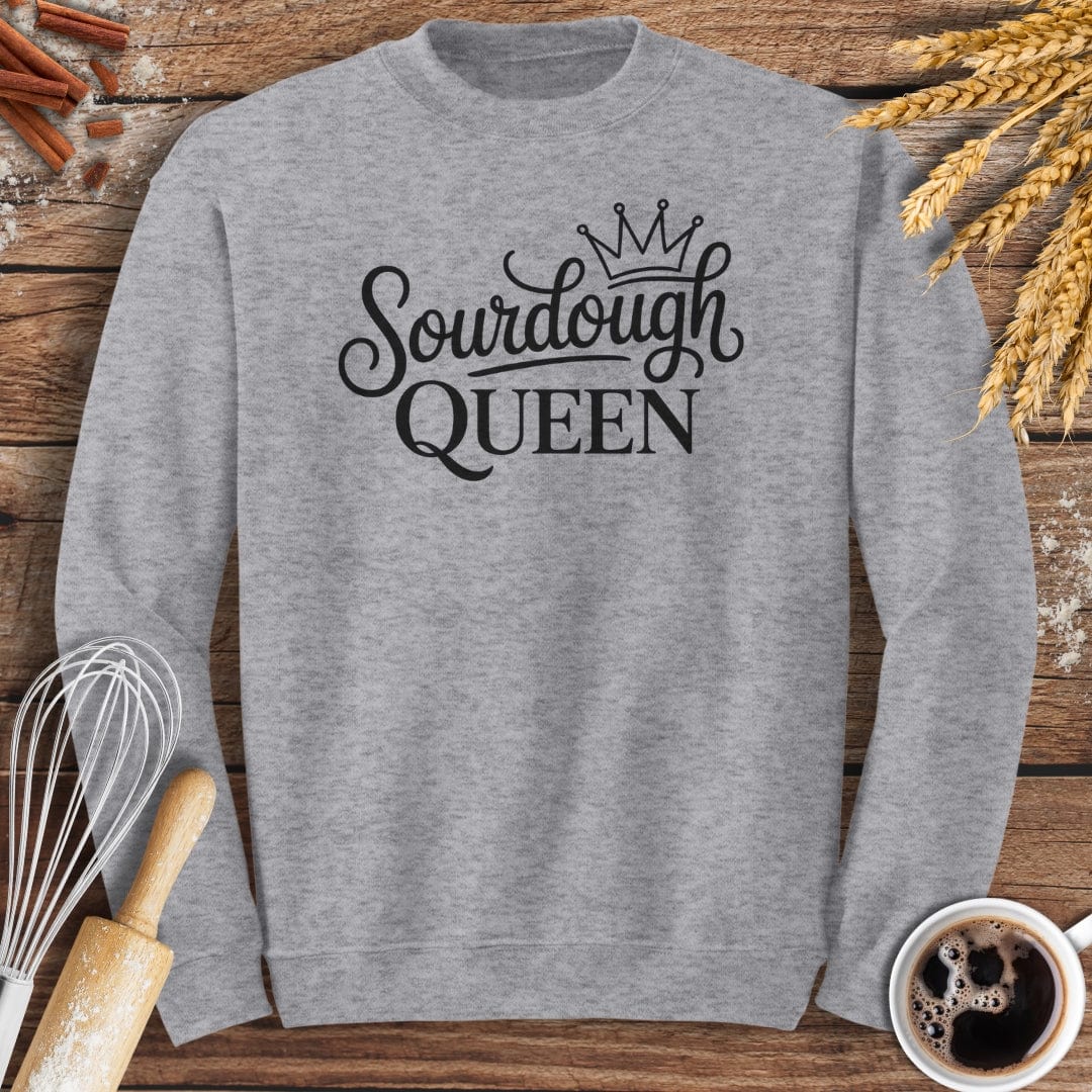 Sourdough Queen Sweatshirt Baking Threads
