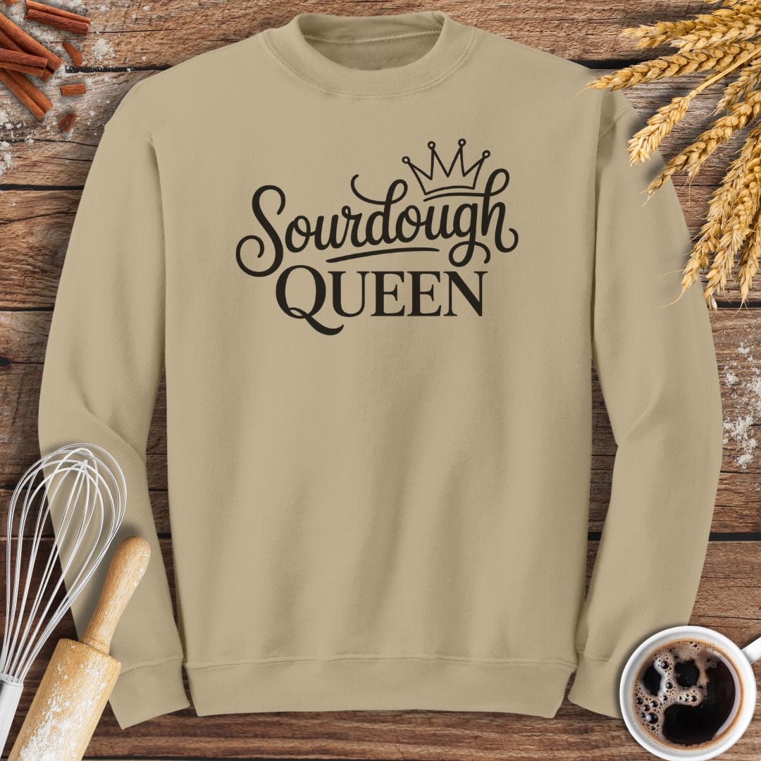 Sourdough Queen Sweatshirt Baking Threads