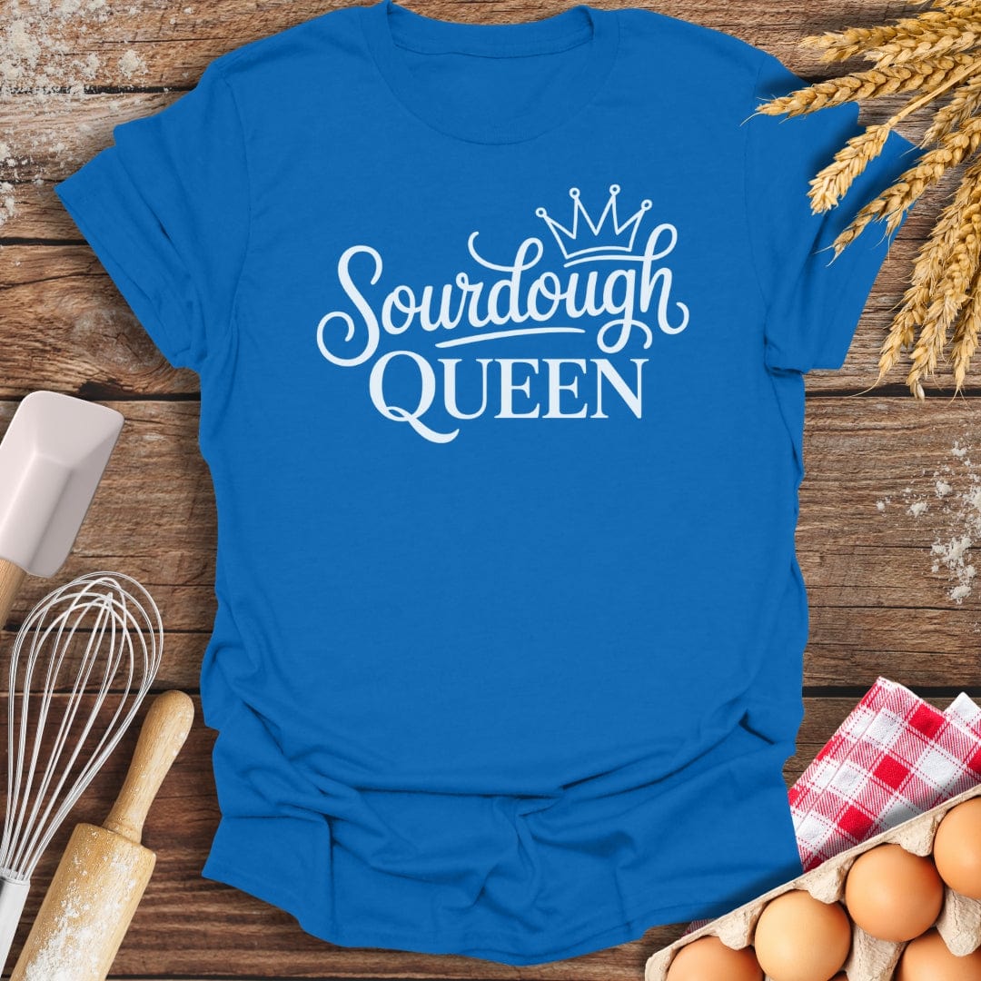Sourdough Queen T-Shirt Royal / S Baking Threads