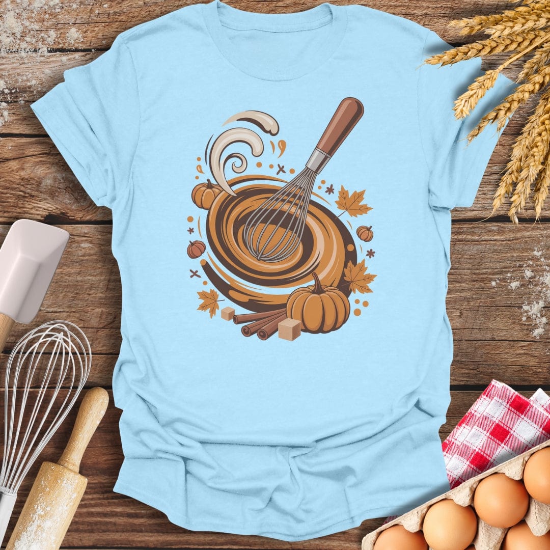 Spice & Whisk T-Shirt Light Blue / S Baking Threads