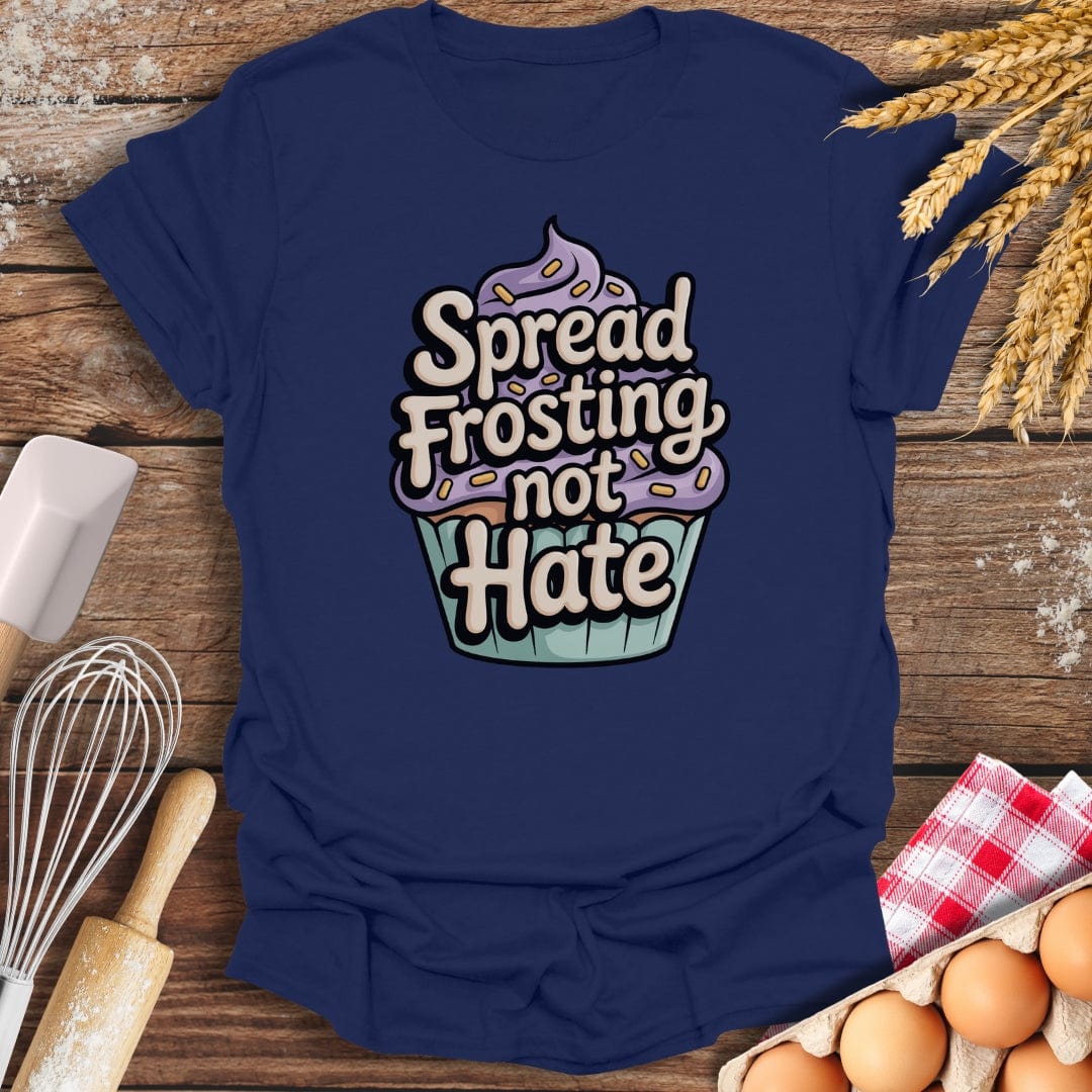 Spread Frosting T-Shirt Navy / S Baking Threads