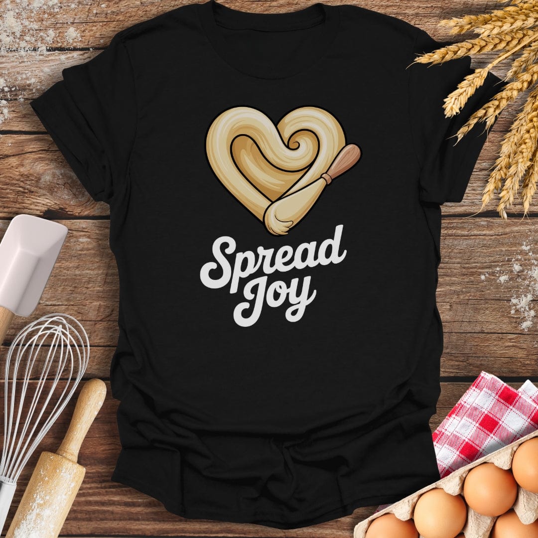 Spread Joy T-Shirt Black / S Baking Threads