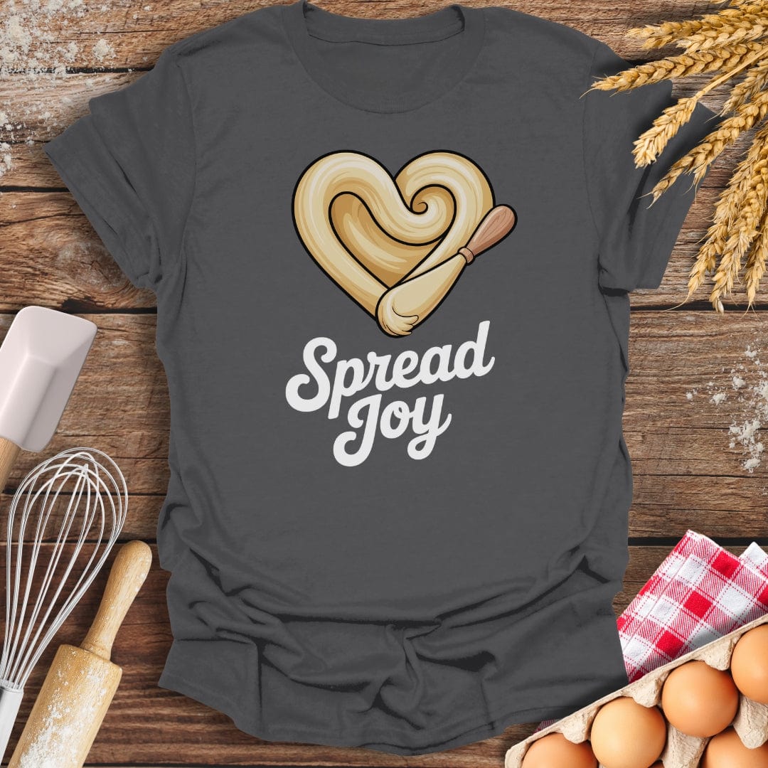 Spread Joy T-Shirt Charcoal / S Baking Threads