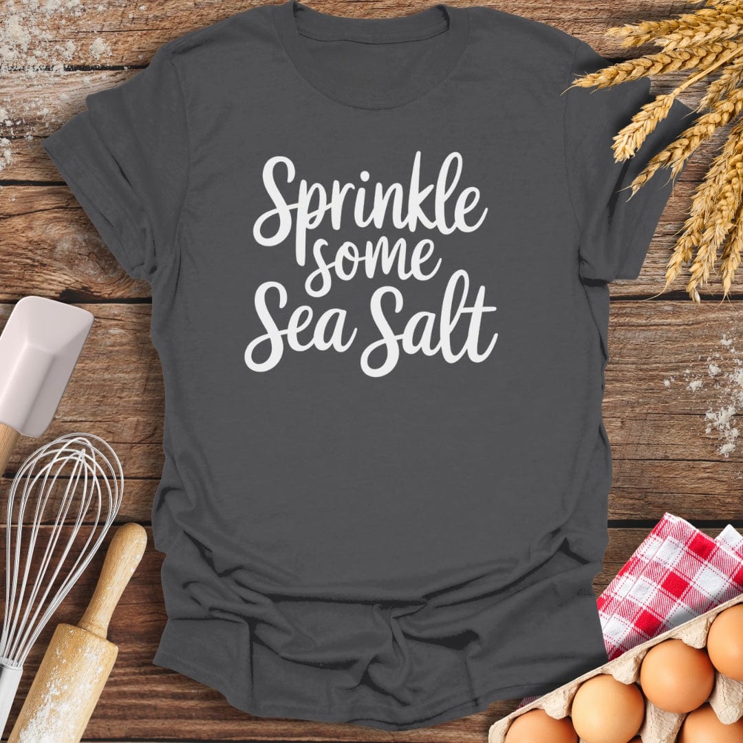 Sprinkle Some Sea Salt T-Shirt Charcoal / S Baking Threads