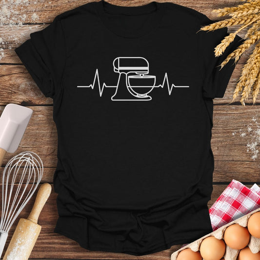 Stand Mixer EKG T-Shirt Black / S Baking Threads