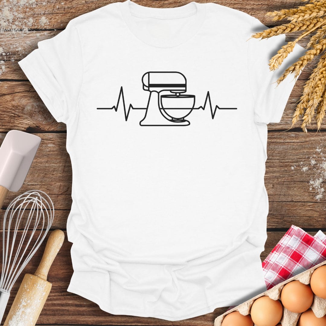 Stand Mixer EKG T-Shirt White / S Baking Threads