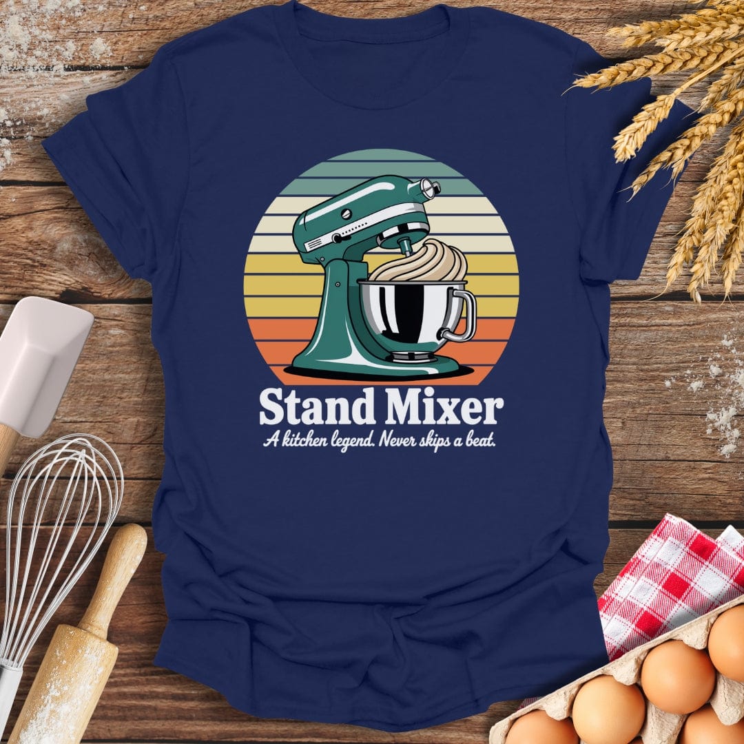 Stand Mixer T-Shirt Navy / S Baking Threads