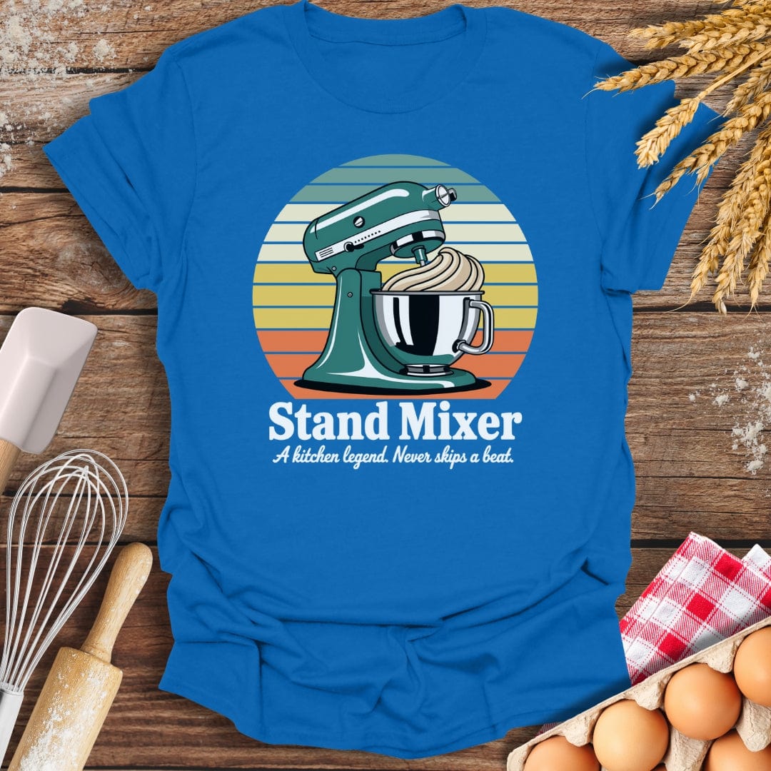 Stand Mixer T-Shirt Royal / S Baking Threads