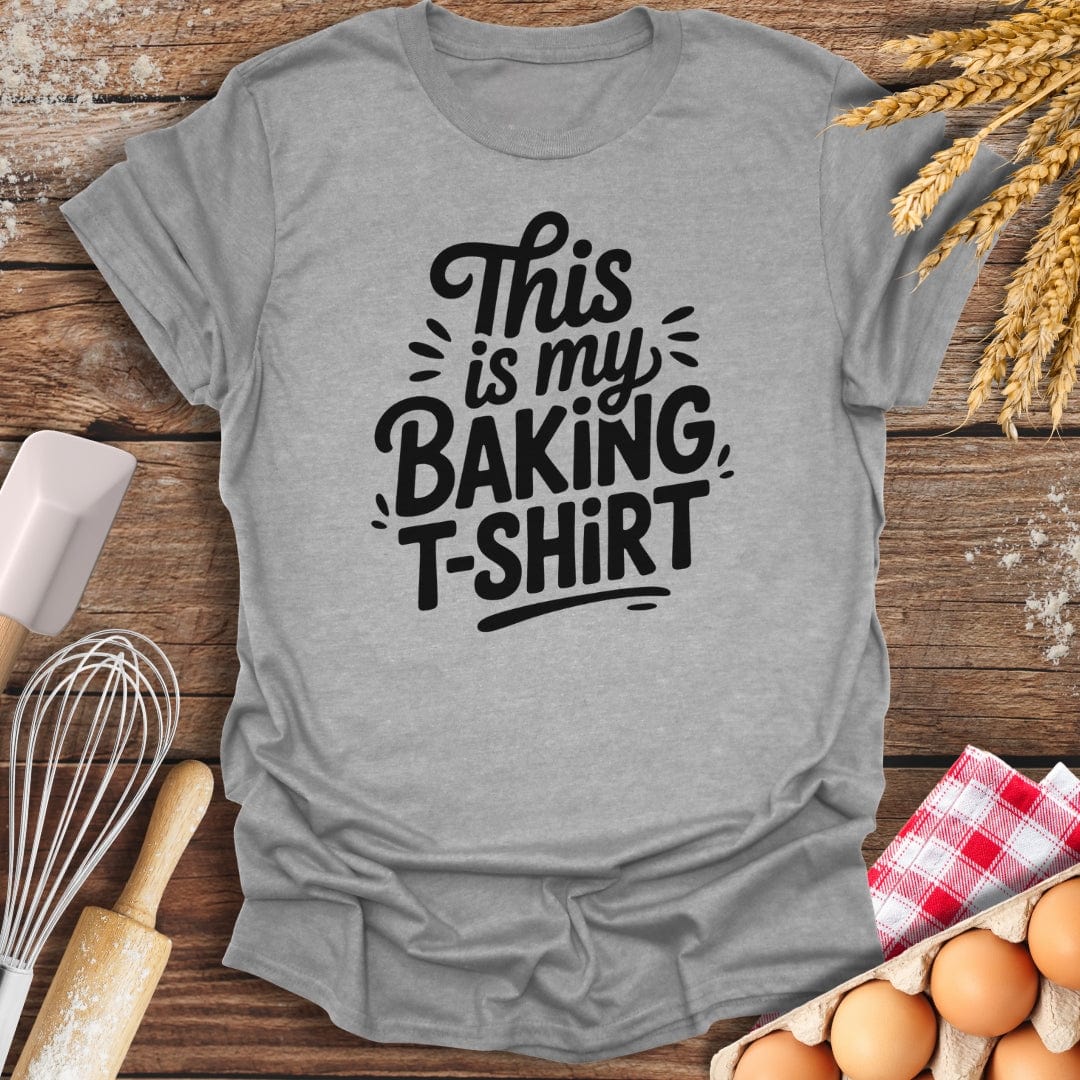 This Is My Baking T-Shirt Sport Grey / S Baking Threads