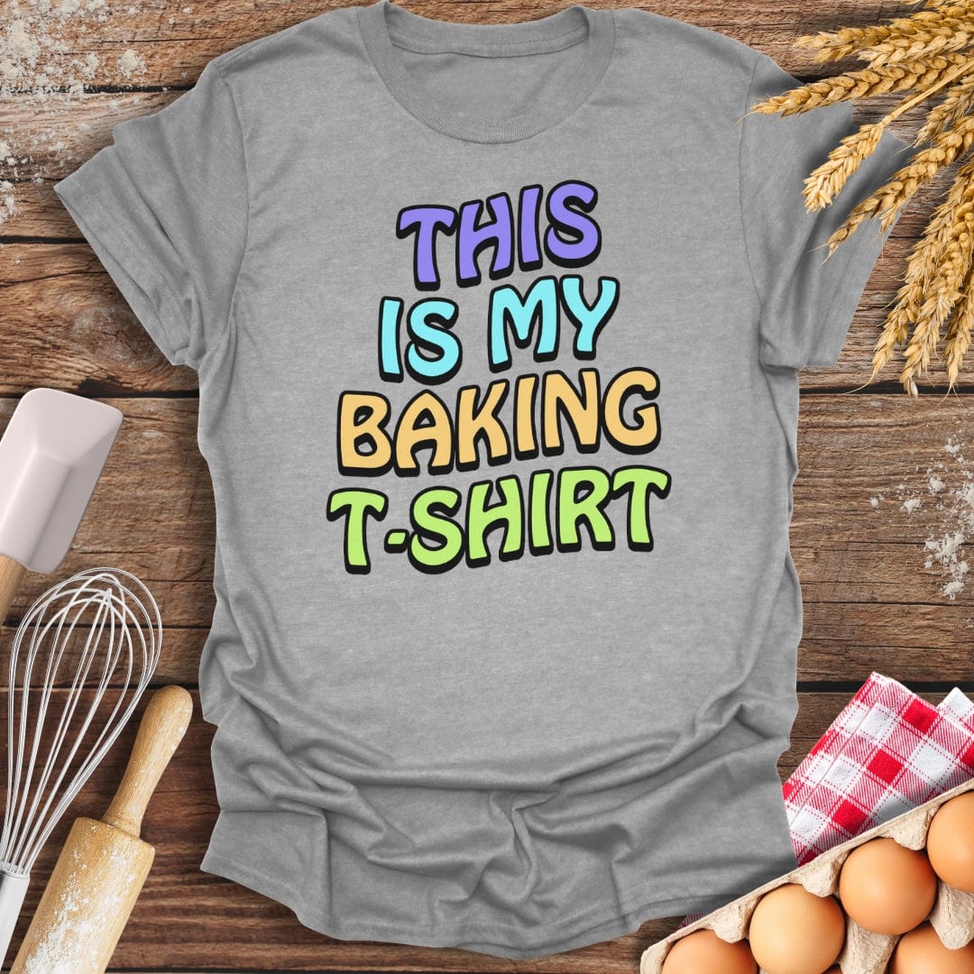 This Is My Baking T-Shirt Sport Grey / S Baking Threads
