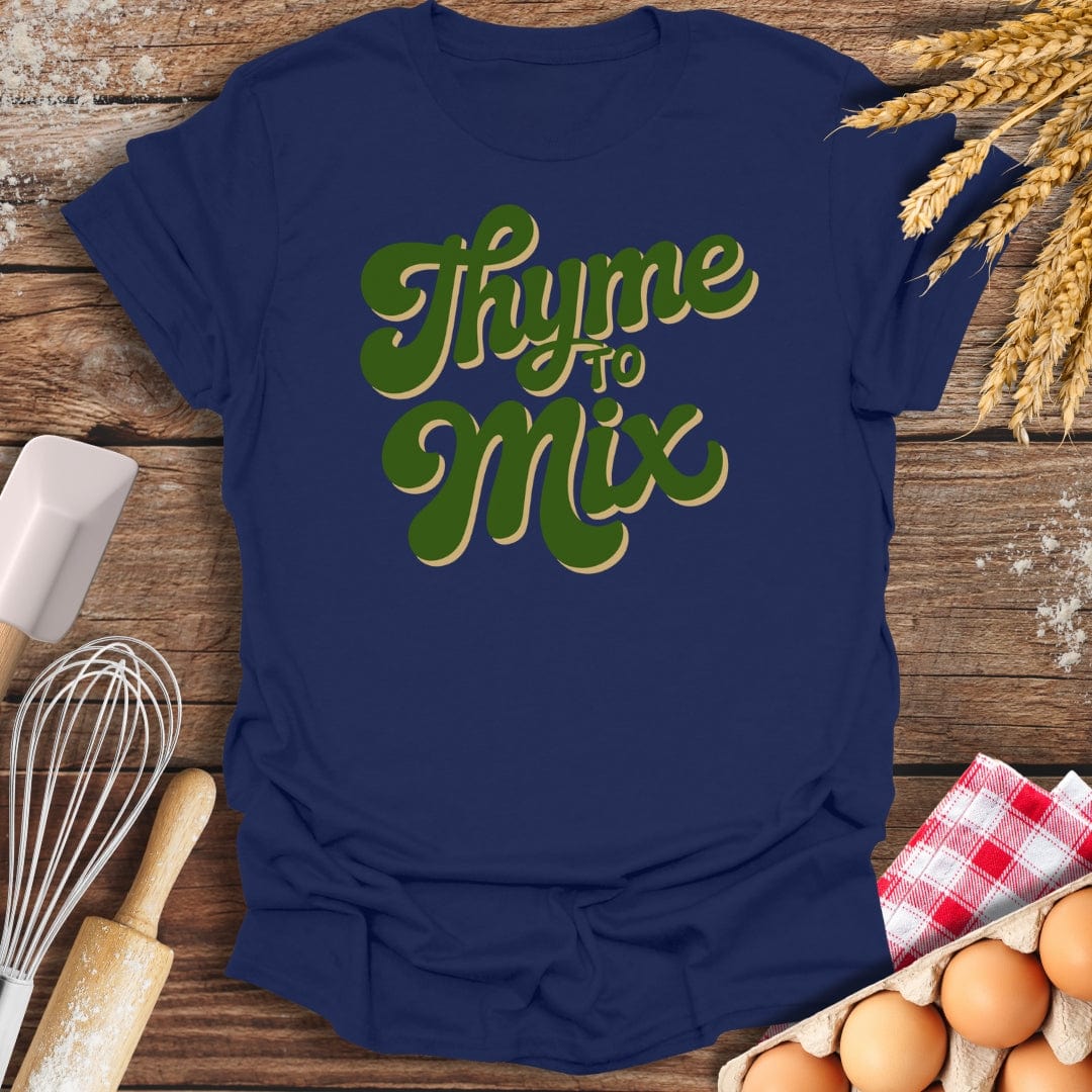 Thyme To Mix T-Shirt Navy / S Baking Threads