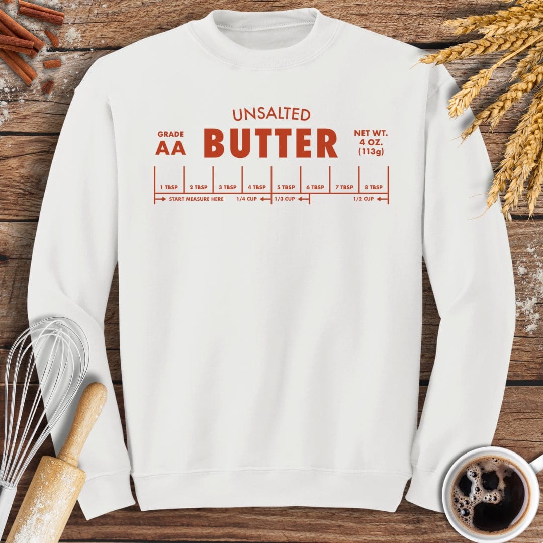 Unsalted Butter Sweatshirt Baking Threads