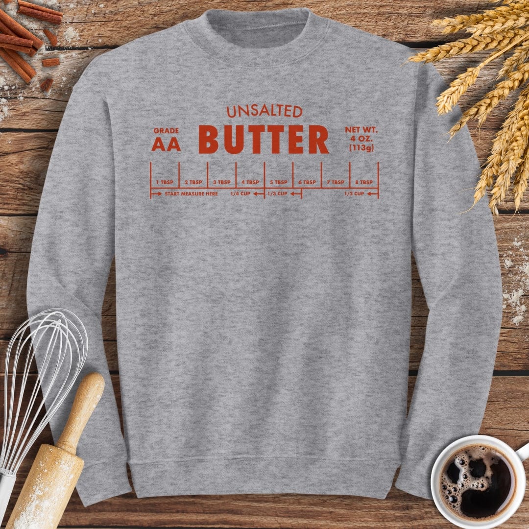 Unsalted Butter Sweatshirt Baking Threads
