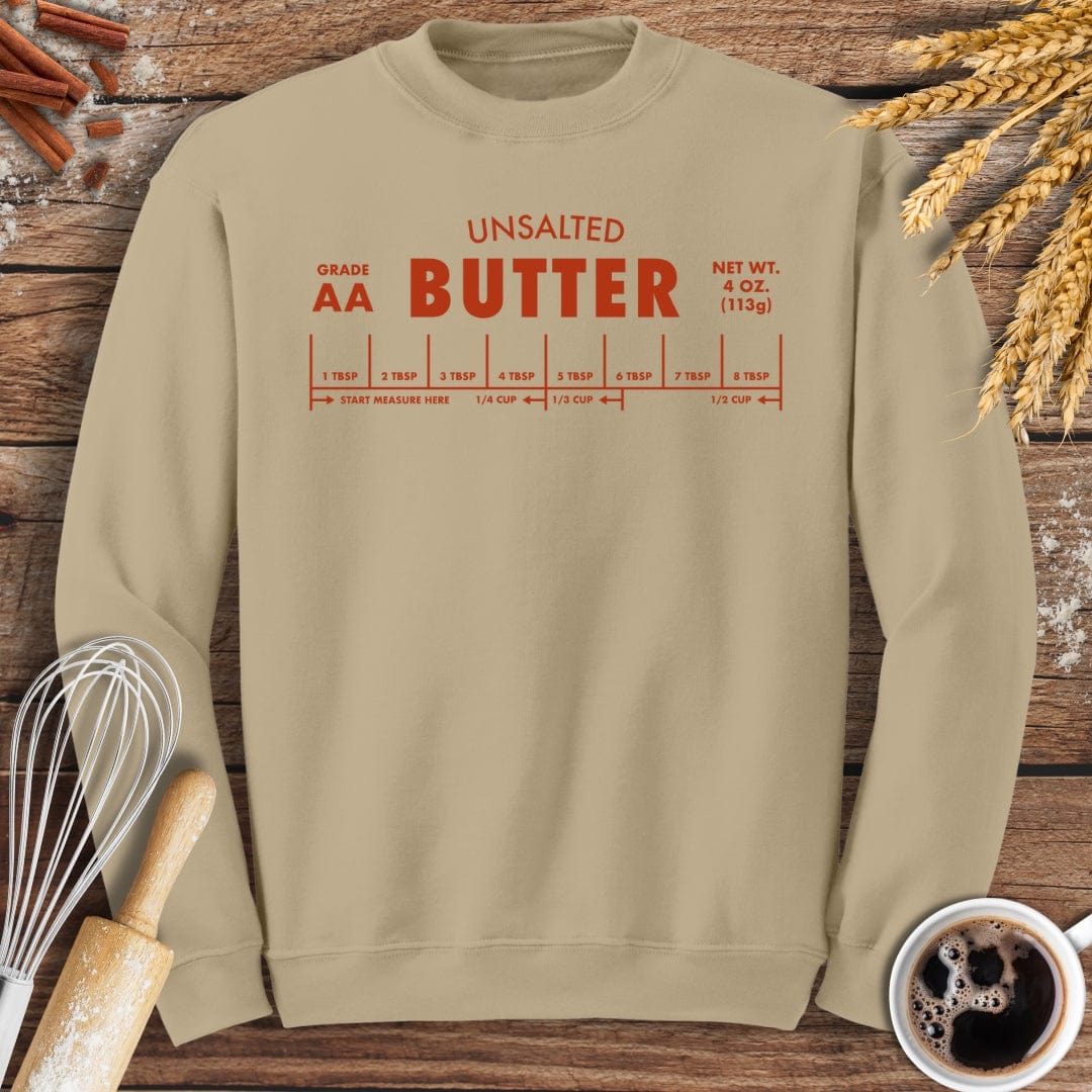 Unsalted Butter Sweatshirt Baking Threads
