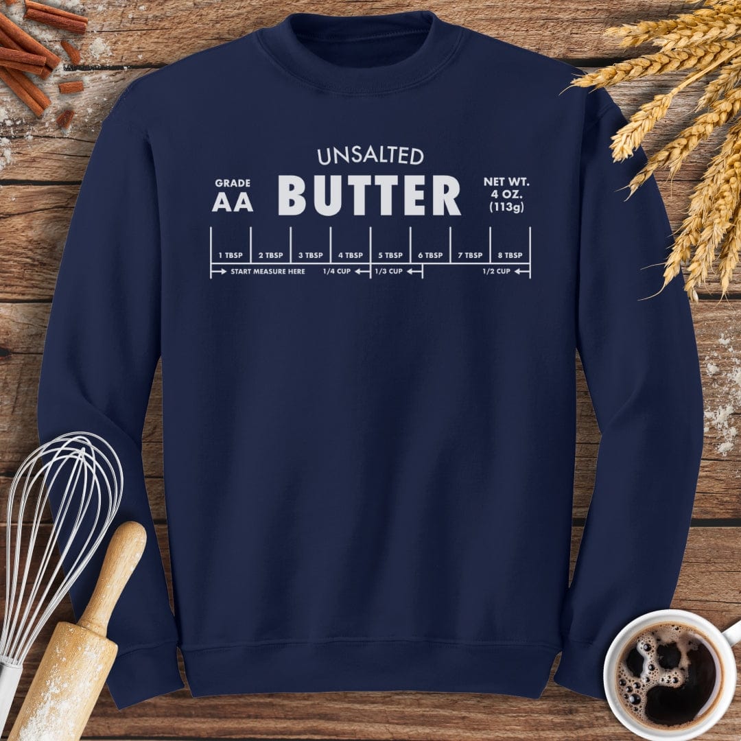 Unsalted Butter Sweatshirt Baking Threads