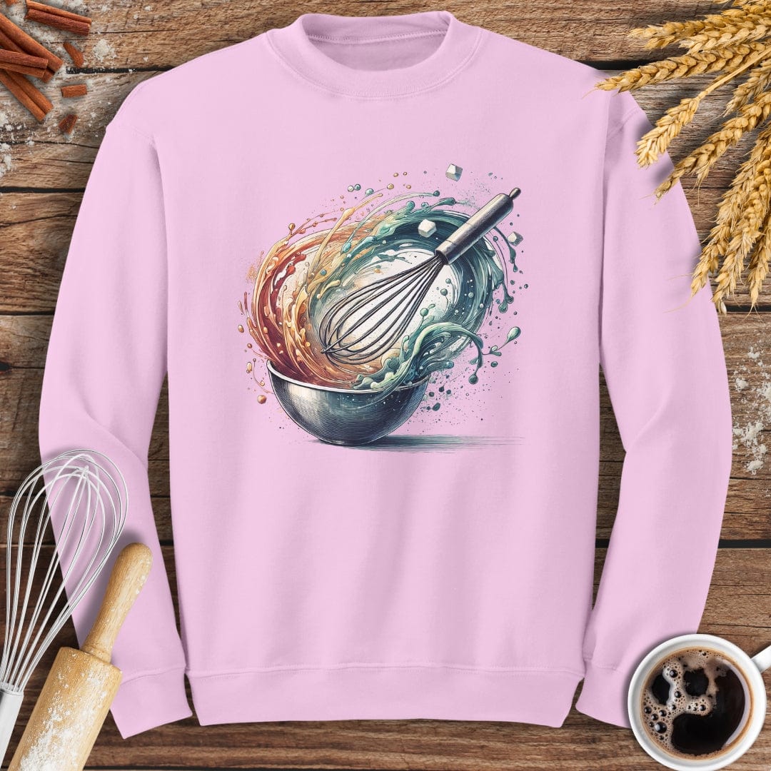 Whirlwind of Baking Sweatshirt Light Pink / S Baking Threads
