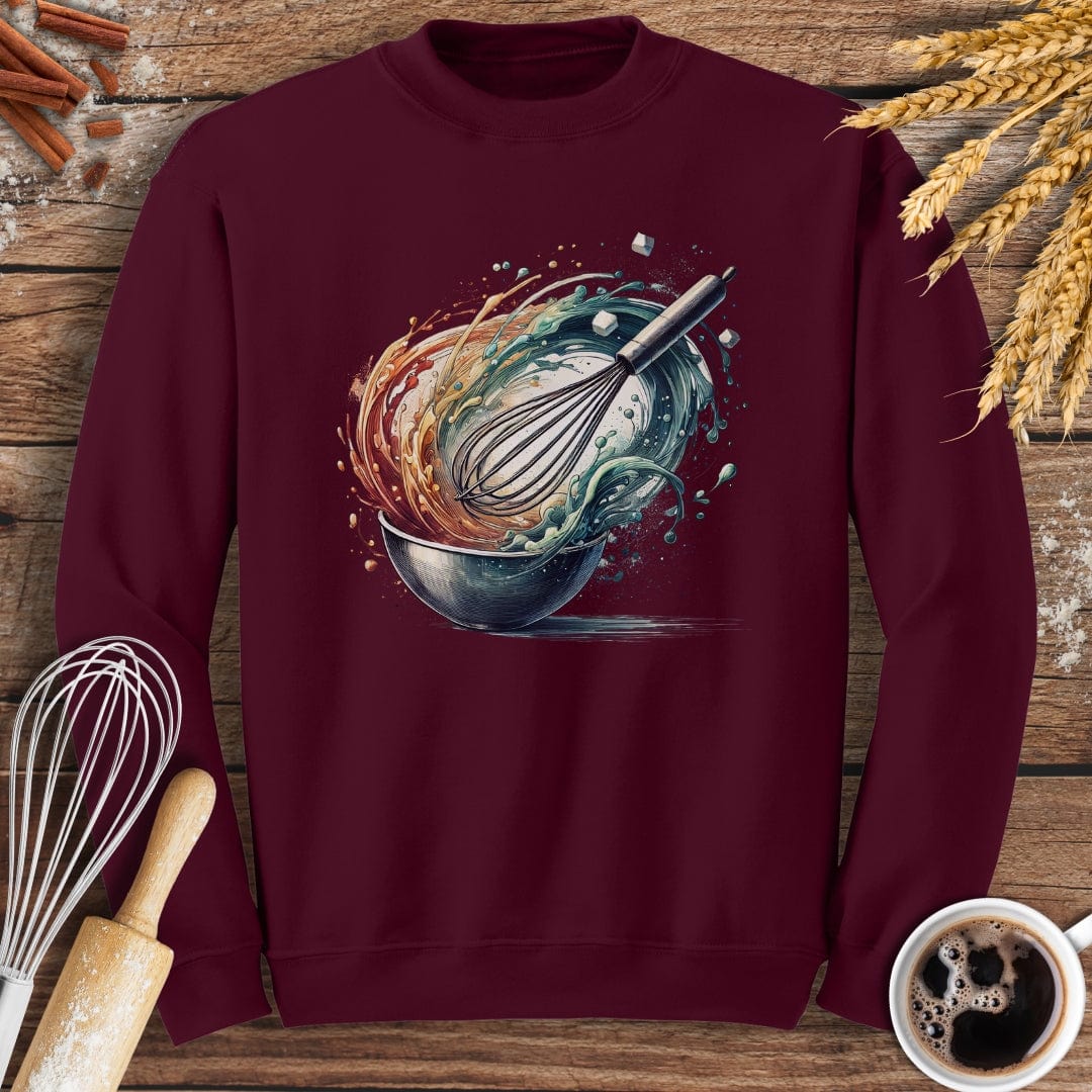 Whirlwind of Baking Sweatshirt Maroon / S Baking Threads