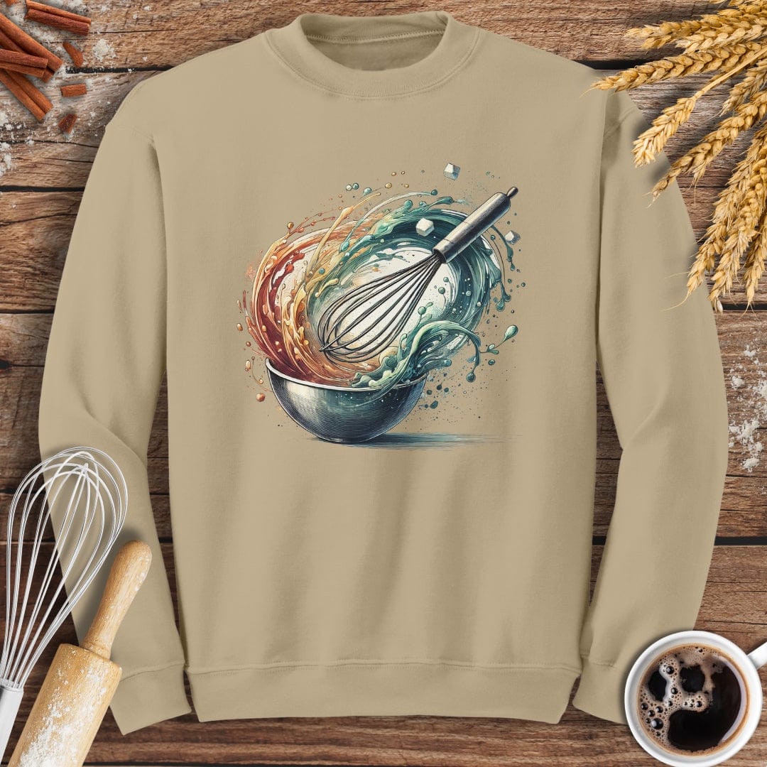 Whirlwind of Baking Sweatshirt Sand / S Baking Threads