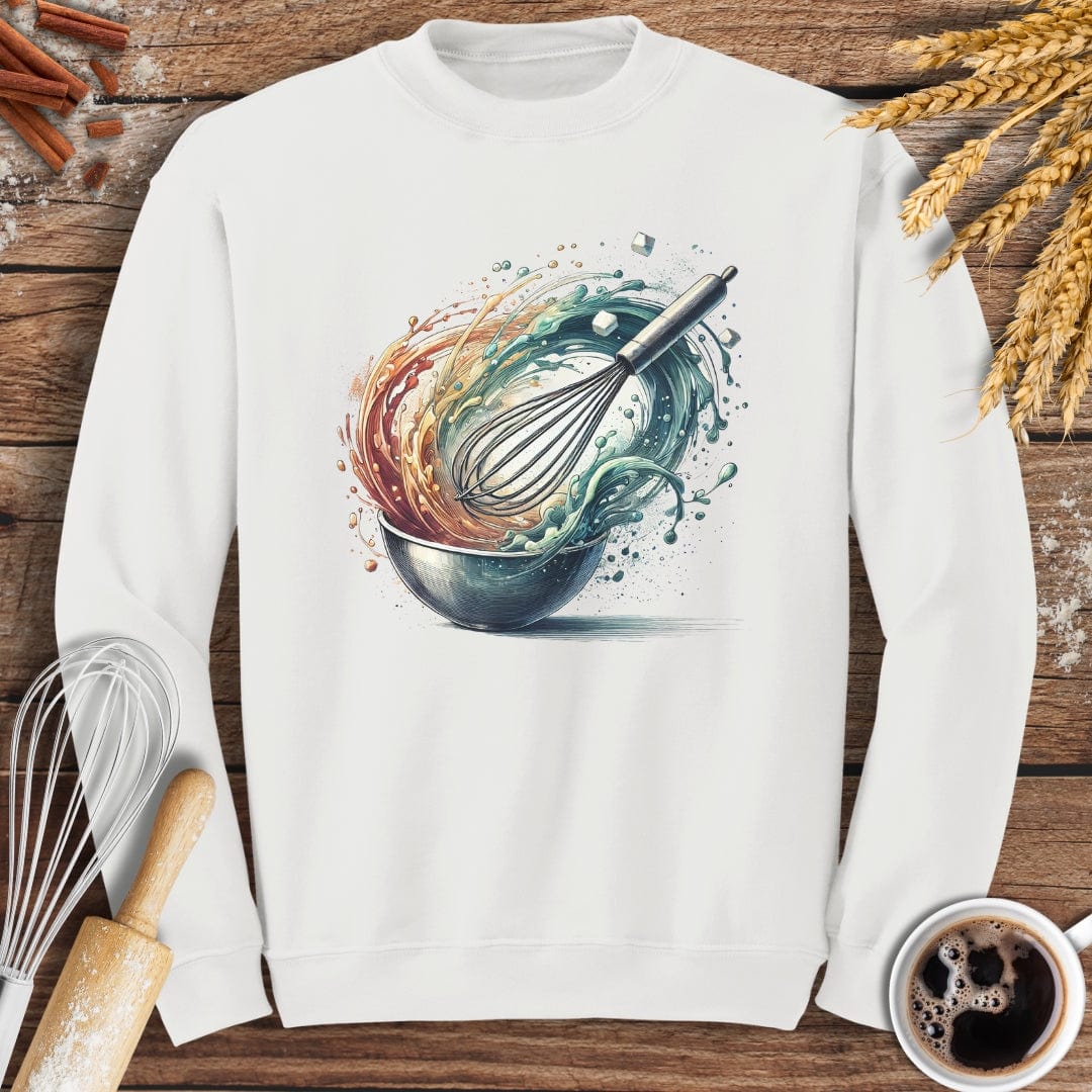 Whirlwind of Baking Sweatshirt White / S Baking Threads