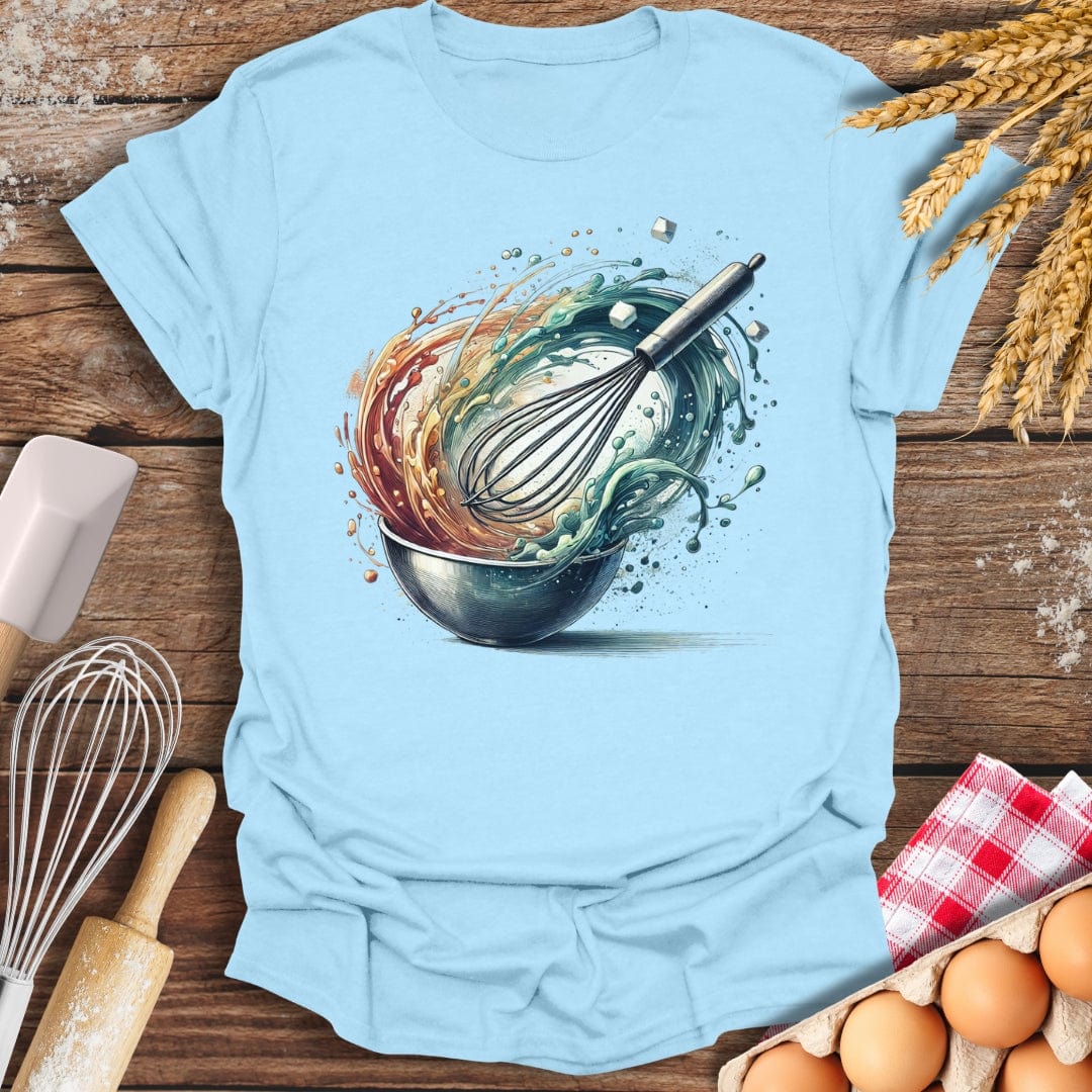 Whirlwind of Baking T-Shirt Light Blue / S Baking Threads
