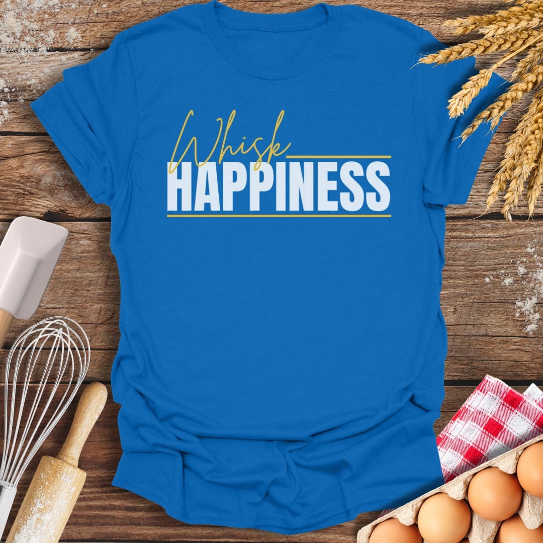 Whisk Happiness T-Shirt Royal / S Baking Threads