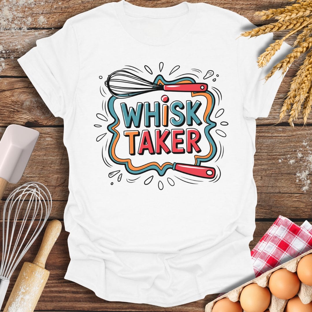 Whisk Taker T-Shirt White / S Baking Threads