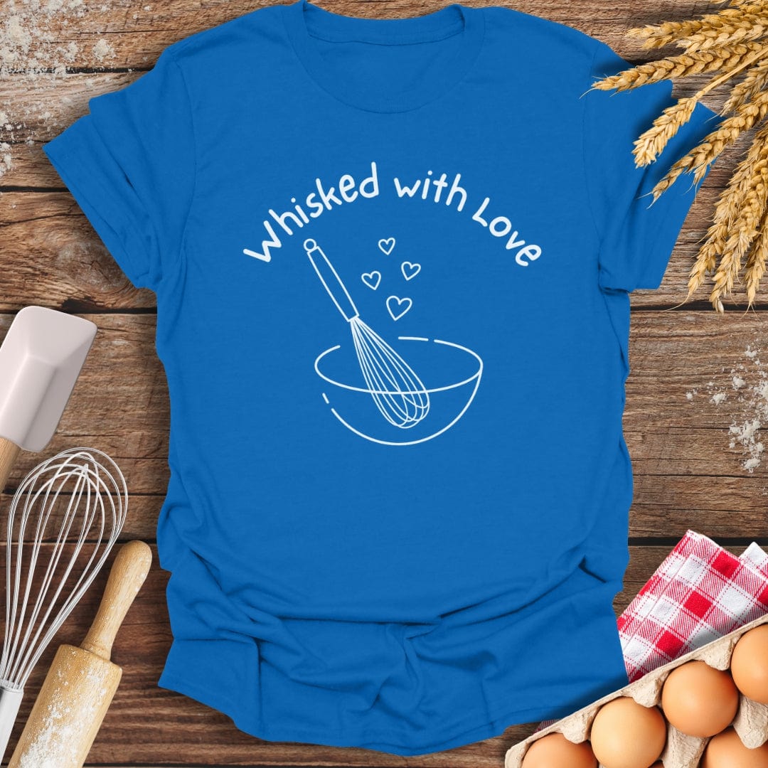Whisked With Love T-Shirt Royal / S Baking Threads
