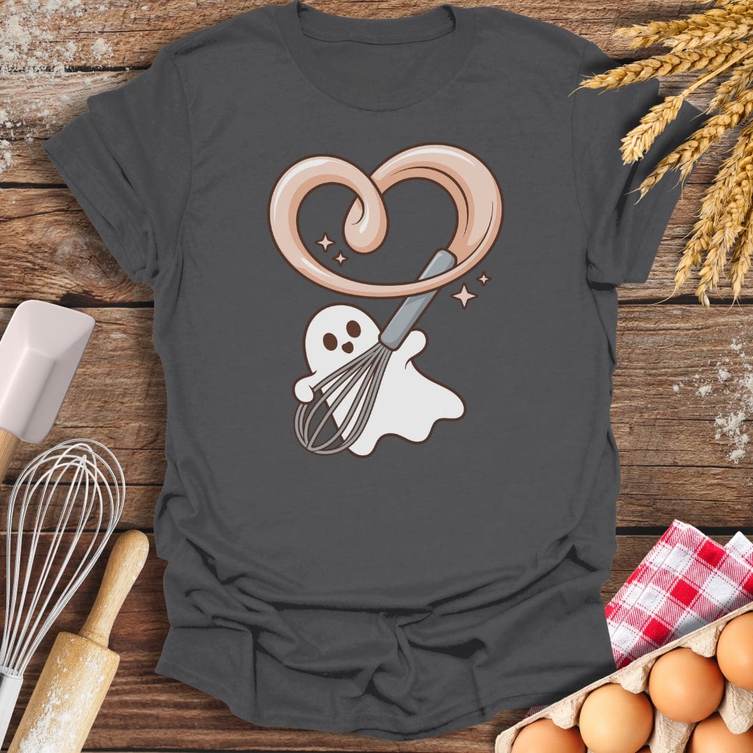 Whiskful Ghost T-Shirt Charcoal / S Baking Threads