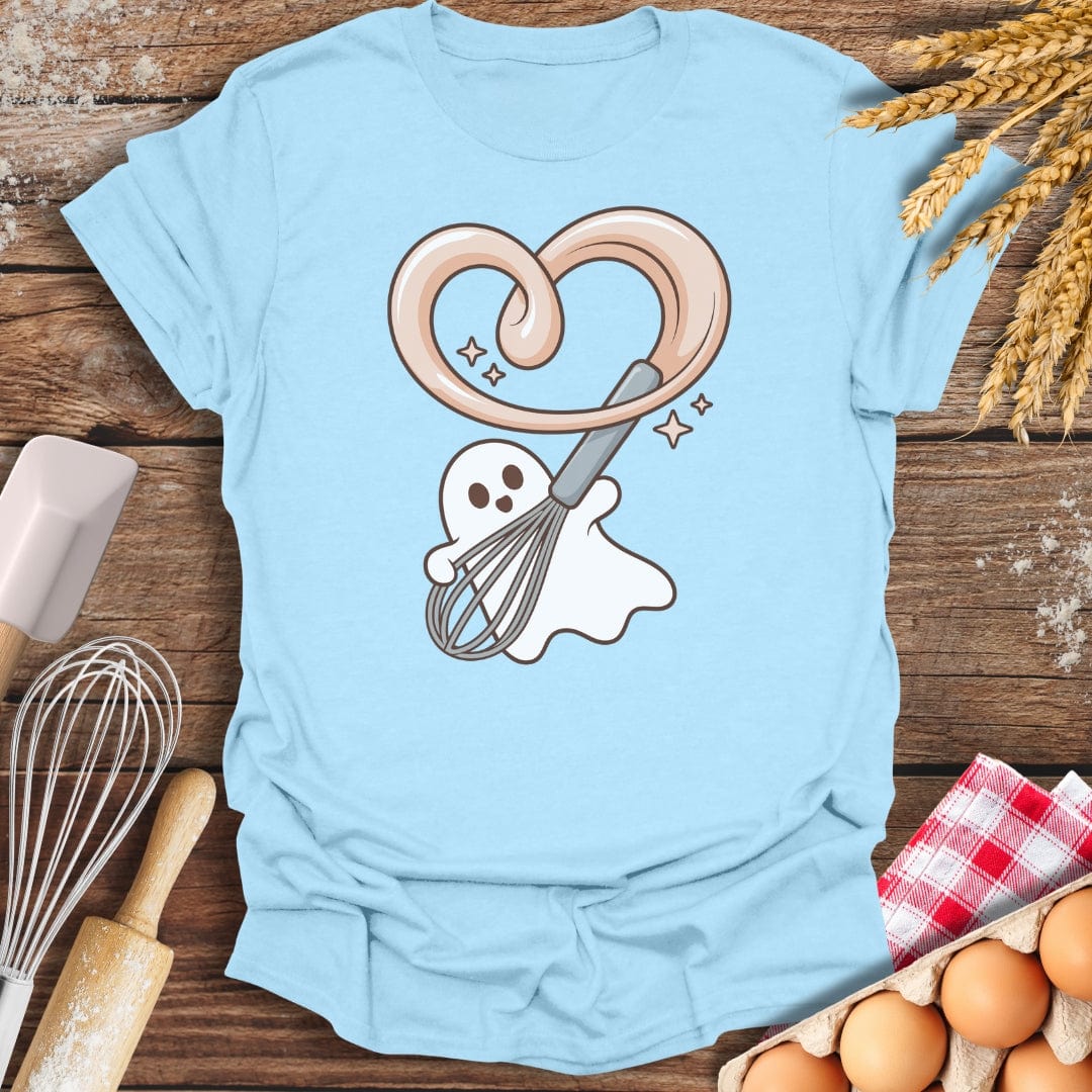 Whiskful Ghost T-Shirt Light Blue / S Baking Threads