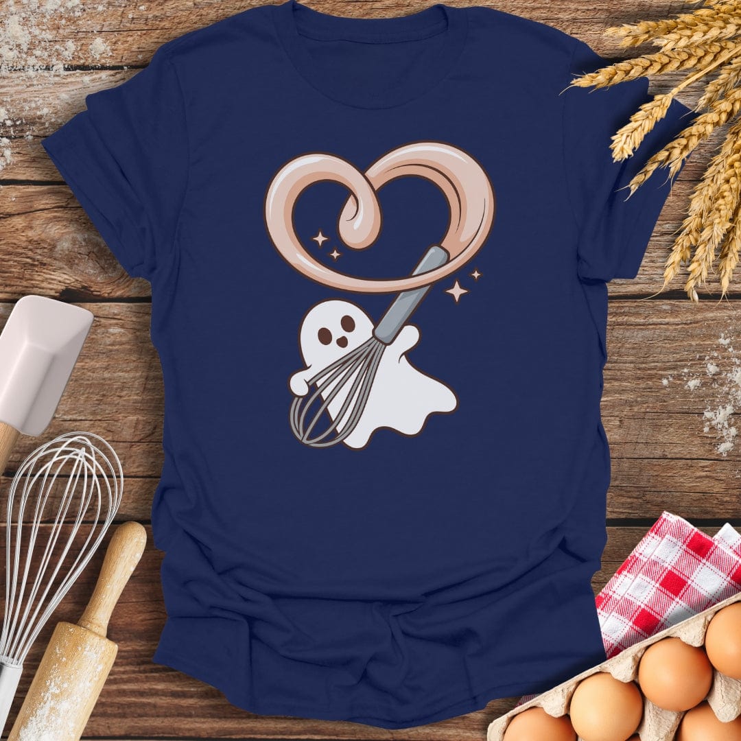 Whiskful Ghost T-Shirt Navy / S Baking Threads