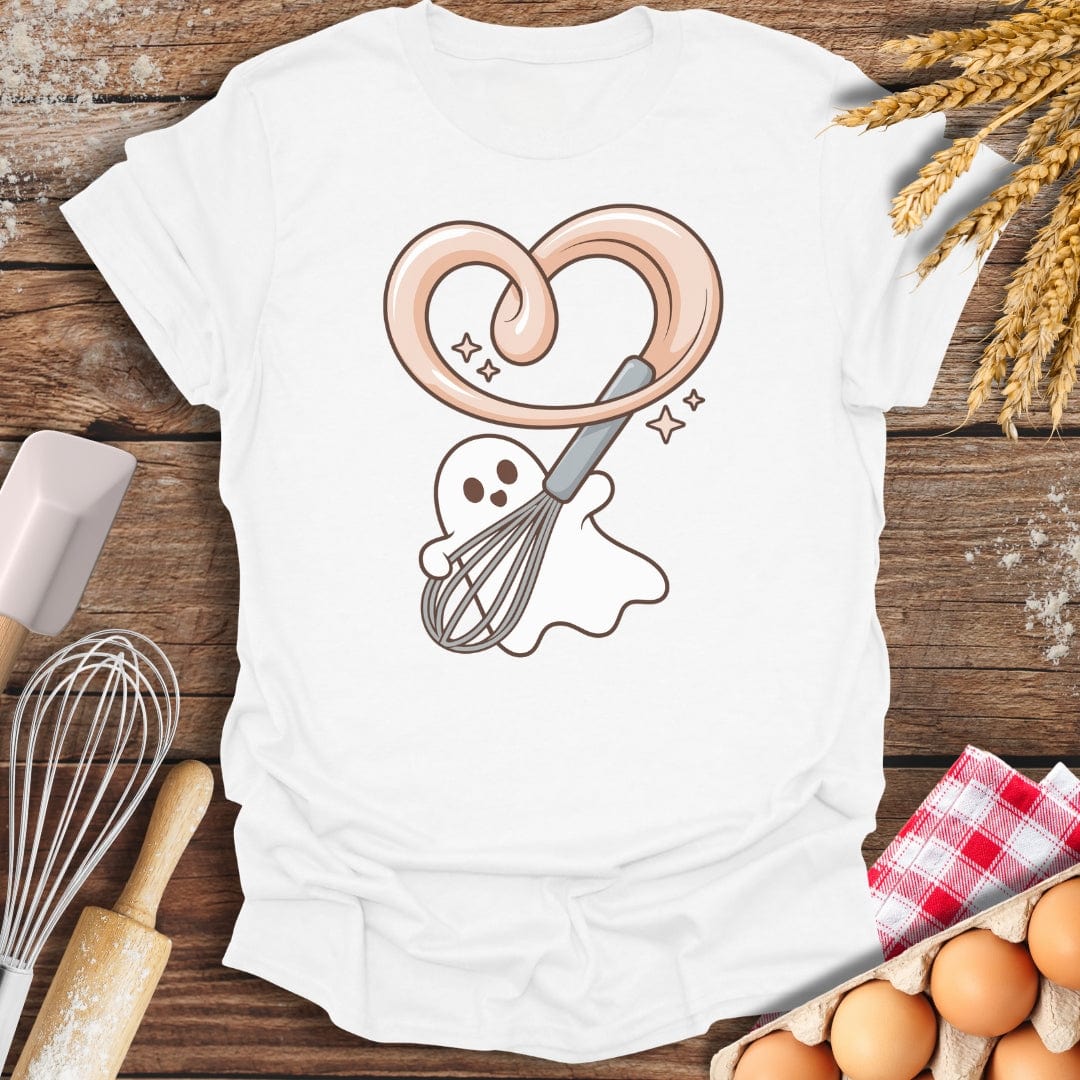 Whiskful Ghost T-Shirt White / S Baking Threads