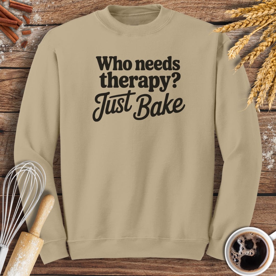 Who Needs Therapy? Sweatshirt Baking Threads