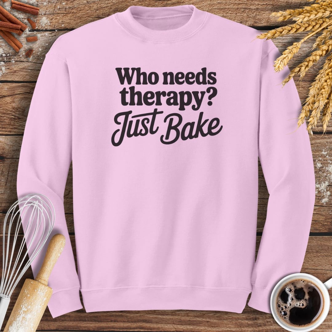 Who Needs Therapy? Sweatshirt Baking Threads
