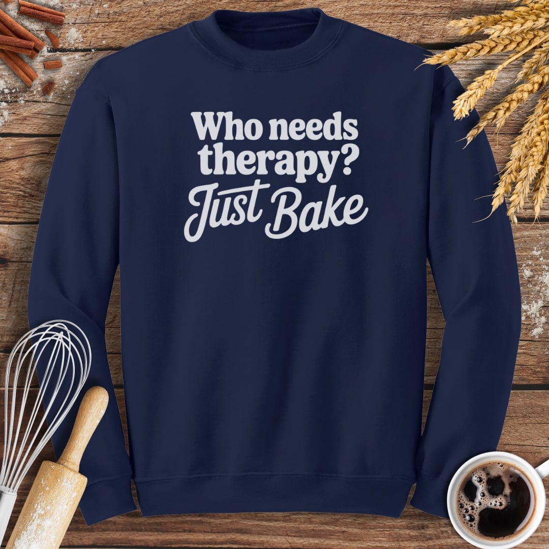 Who Needs Therapy? Sweatshirt Baking Threads