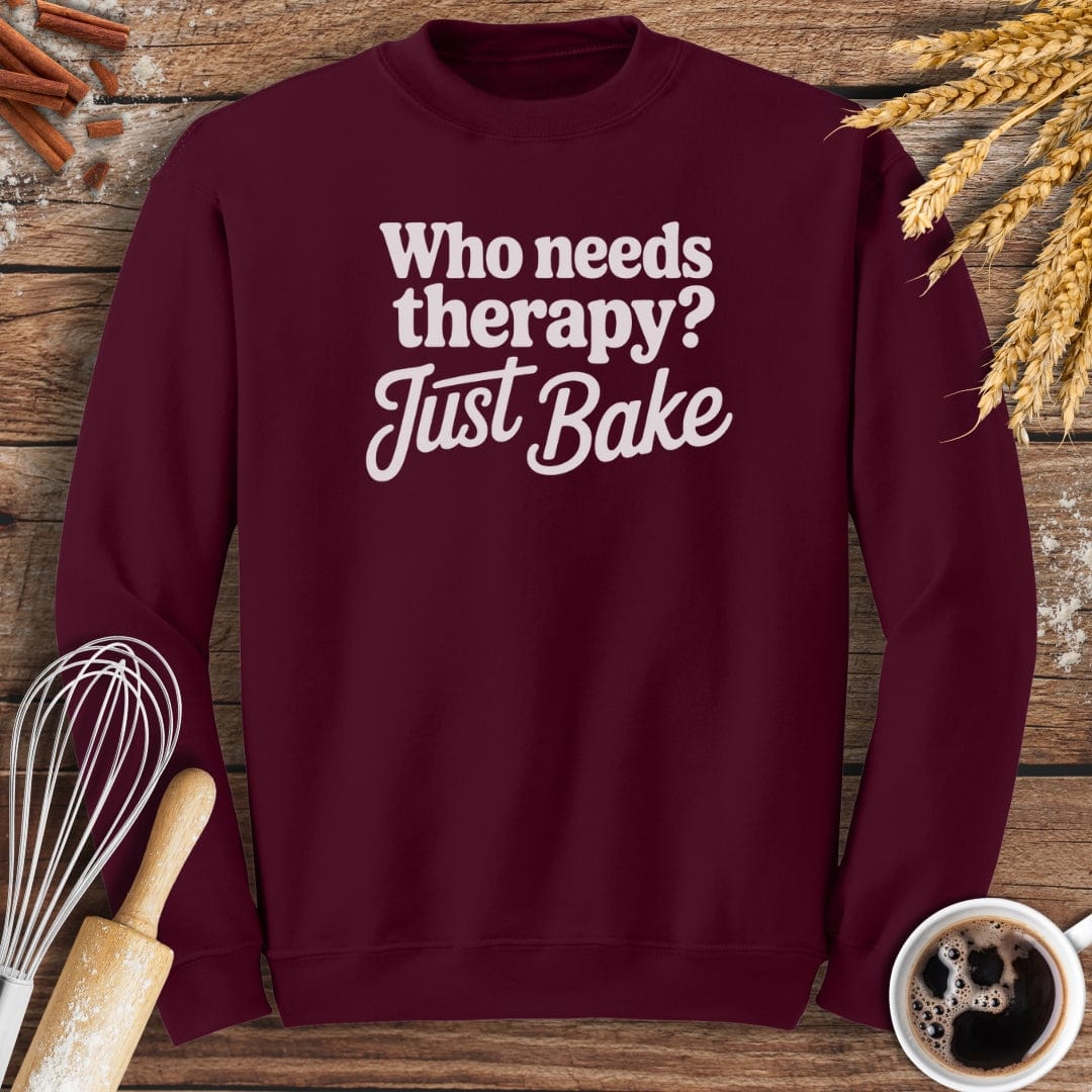 Who Needs Therapy? Sweatshirt Baking Threads