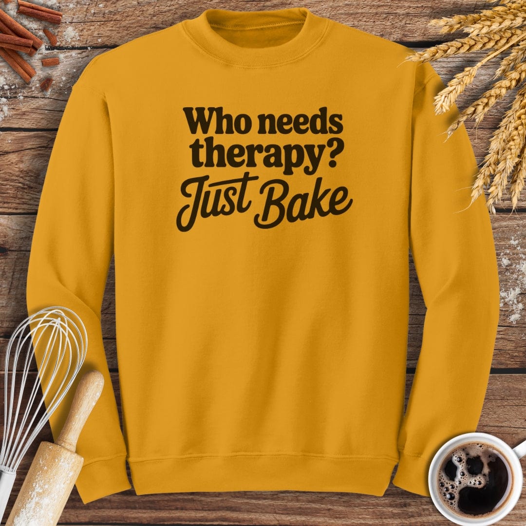 Who Needs Therapy? Sweatshirt Baking Threads