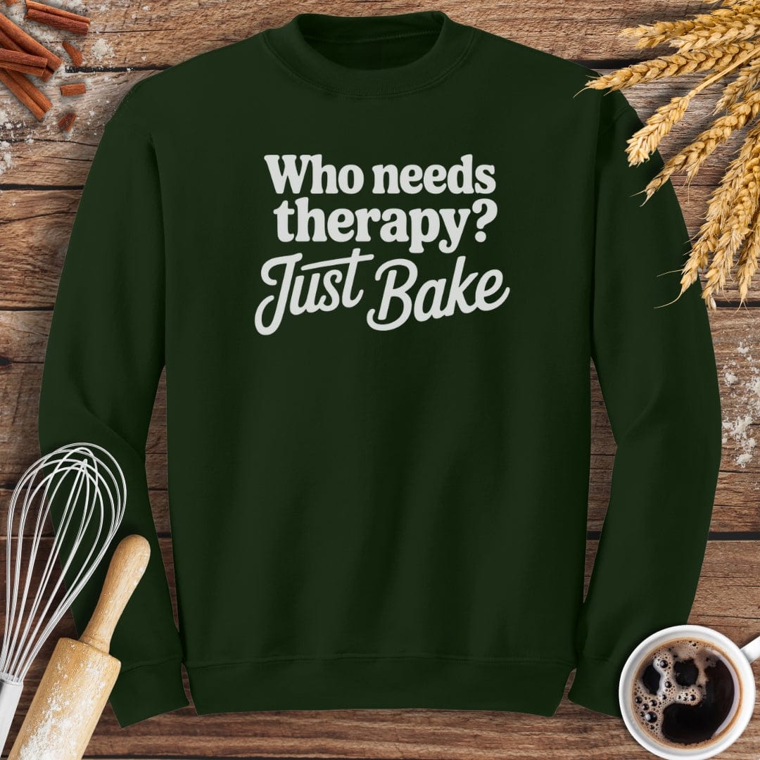 Who Needs Therapy? Sweatshirt Baking Threads