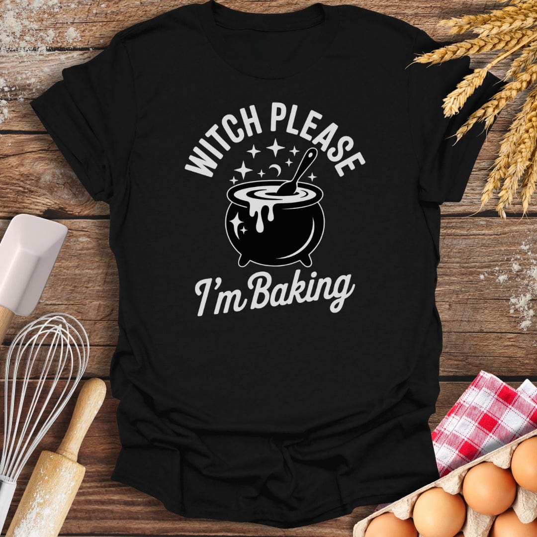 Witch Please T-Shirt Black / S Baking Threads