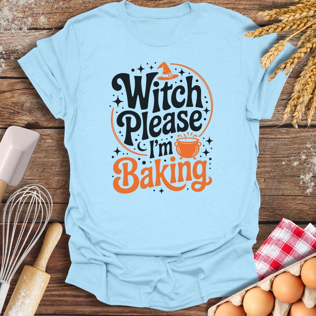 Witch Please T-Shirt Light Blue / S Baking Threads