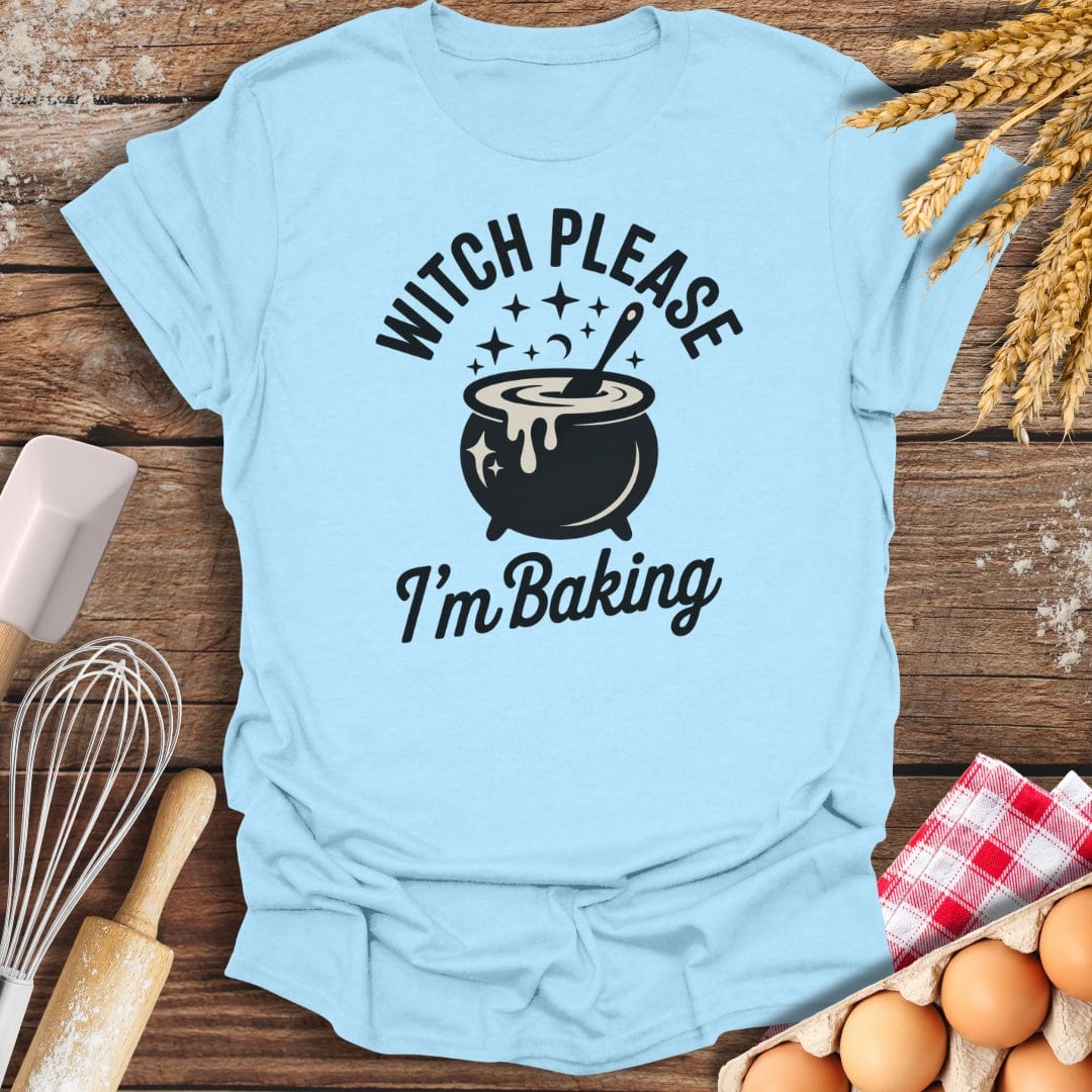Witch Please T-Shirt Light Blue / S Baking Threads