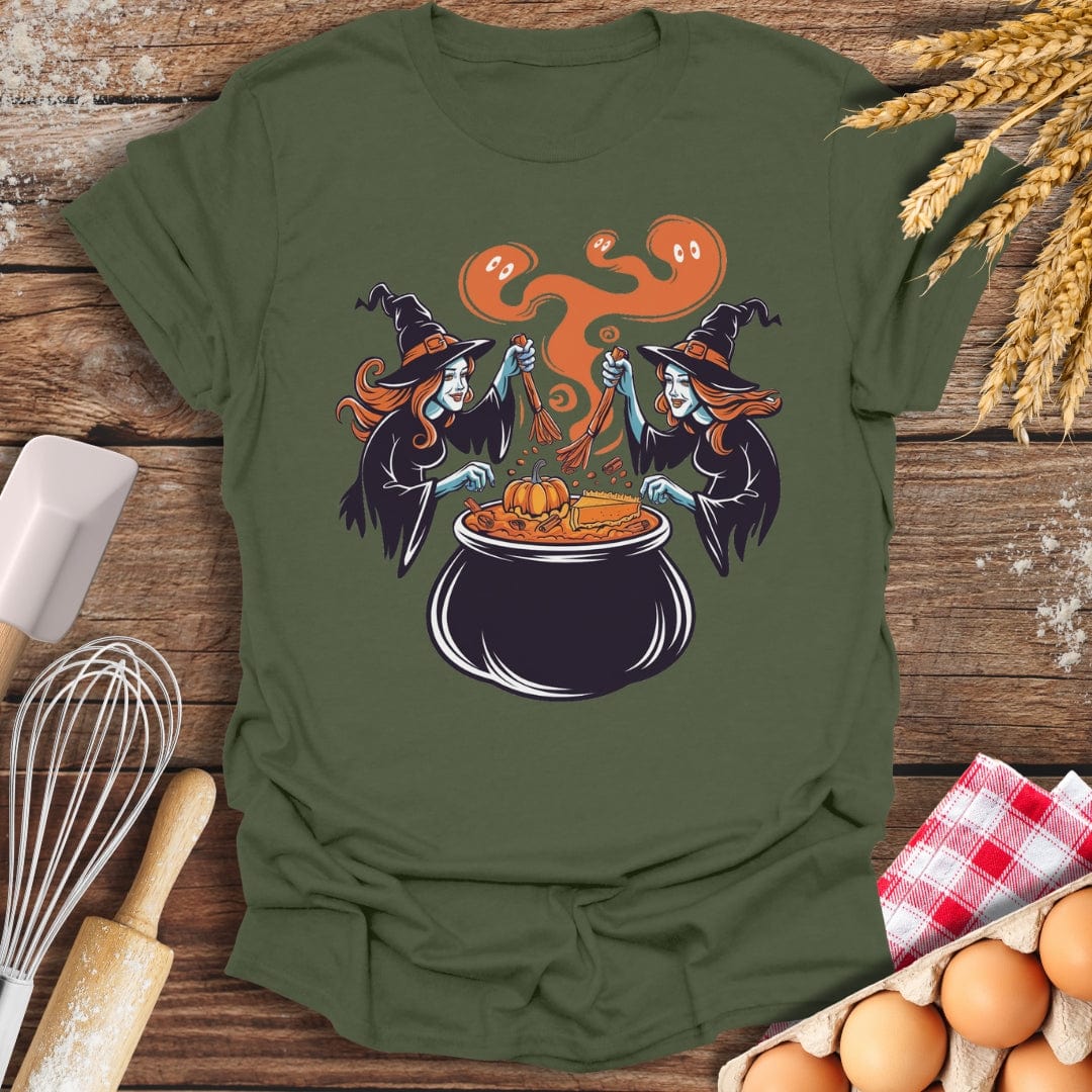 Witch's Bakery T-Shirt Military Green / S Baking Threads
